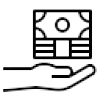 A message notification icon